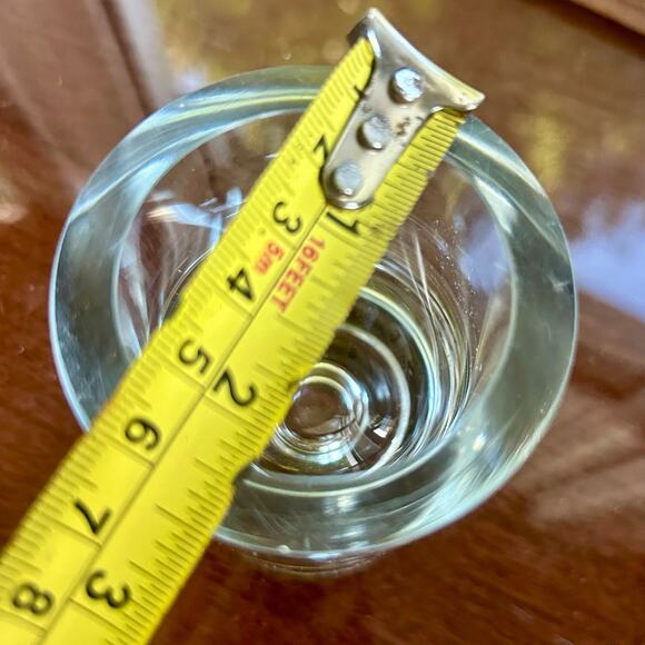 Vintage Krosno Poland Crystal Turnover Candle Holder for Candlestick or Votive - Picture 12 of 12